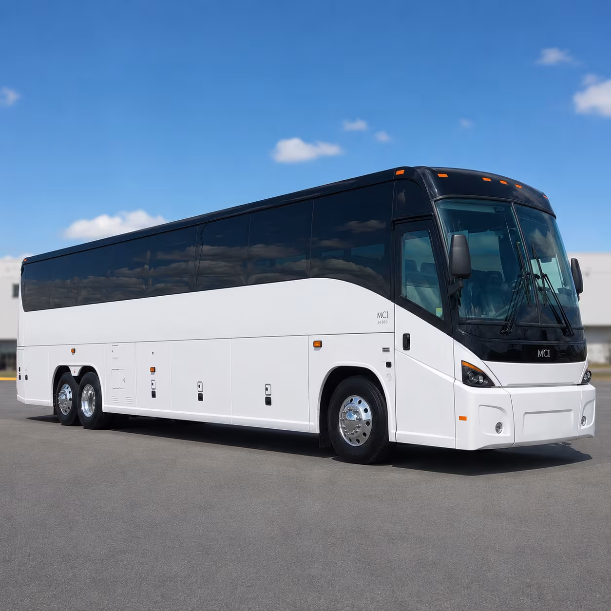 mountain view charter bus services exterior
