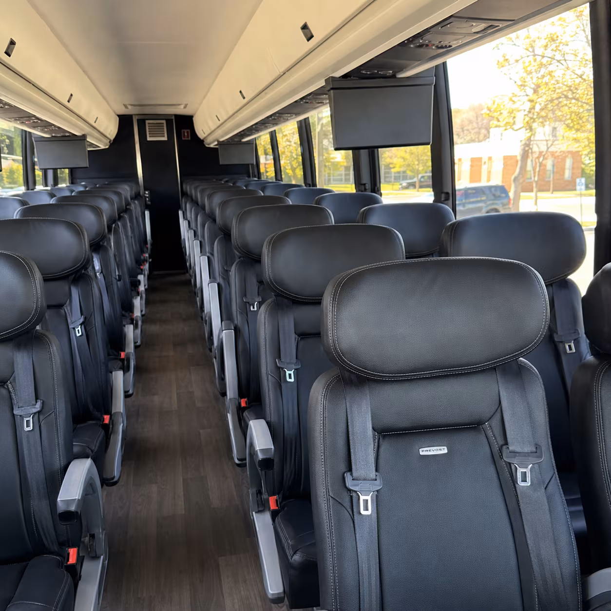 mountain view charter bus services inside